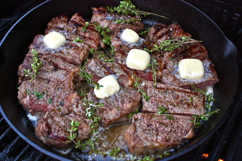 Grilled Skillet Steak Recipe by CookEatShare