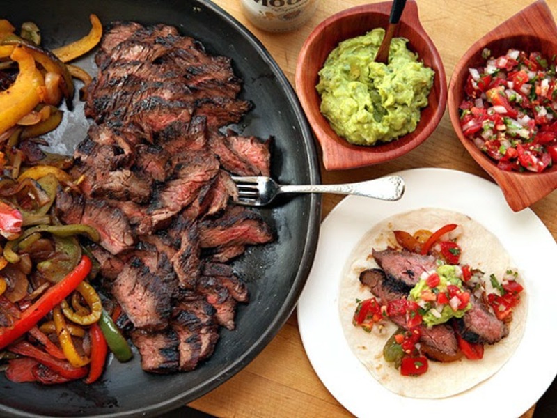 Arrachera al Carbon or Beef Fajitas for Cinco de Mayo Recipe by Monte