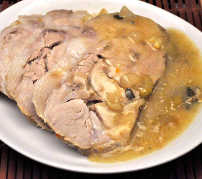 Slow Cooker Apple Cider Pork Loin; French roasts Recipe by Katie