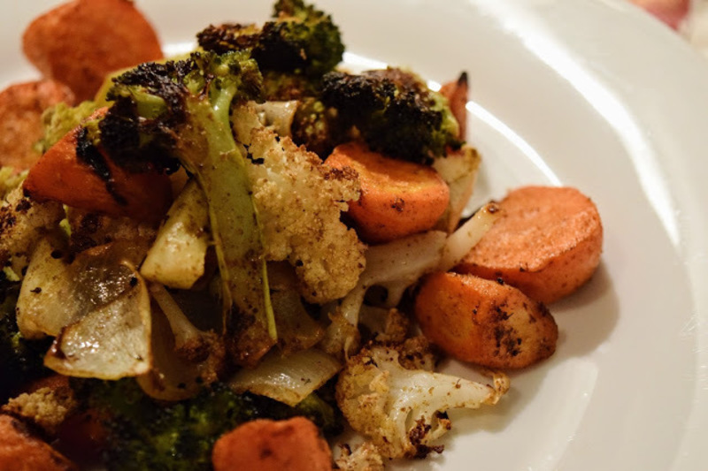 Spicy Roasted California Blend Vegetables Recipe By Cassandra 