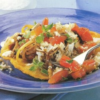 Tostadas with Shredded Pork and Spices