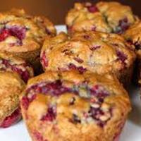 Breakfast fruit muffins