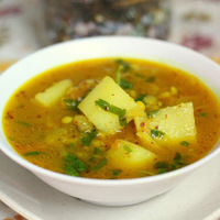 Hot Masala Lentil Soup