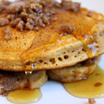 Pumpkin Streusel Pancakes