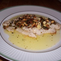 Broiled Flounder Amandine