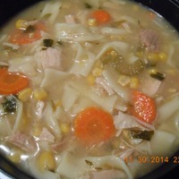 After Thanksgiving Turkey Noodle Soup