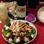 Tuscan Chicken Salad with Cannellini Beans & Ciliegine