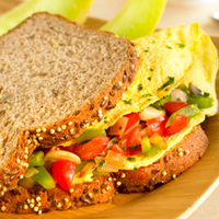 Healthy Omelet Sandwiches