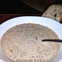 Creamy Multiple Mushroom Soup