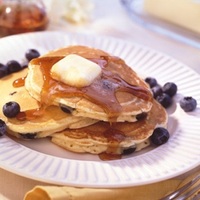 Healthy Blueberry Pancakes