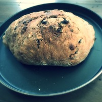 Cranberry-Walnut sour bread