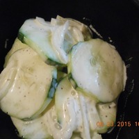 Cool and Creamy Ranch Cucumber Salad