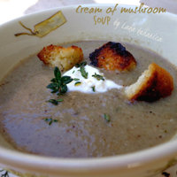 Cream of mushroom soup