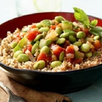 Egyptian Edamame Stew