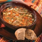 Chicken-Blackeye Pea Soup