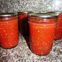 Homemade Salsa to be canned, or served fresh