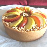 Homemade Apple Custard Tart