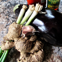 Eggplant Szechuan-style