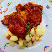 Skillet BBQ pork chops