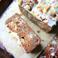 Apple Loaf Cake w/ Cinnamon Walnut Icing