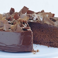 Rich Chocolate Leaf Gateau