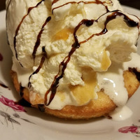 1 Minute Desserts; Apple Pie Ice Cream and Salted Caramel Cake w/ Balsamic Glaze 1 Minute Desserts; Apple Pie Ice Cream and Salted Caramel Cake w/ Balsamic Glaze