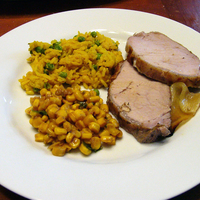 Caribbean Colombo Roasted Pork