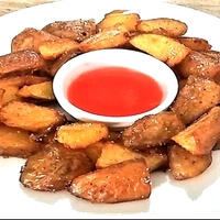 Yummylicious Fried Potato Wedges