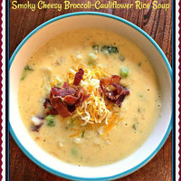 The Weekend Gourmet's Most Popular 2018 Recipe: Smoky Cheesy Broccoli-Cauliflower Rice Soup #bestof2018 #soup #cheesy #bacon The Weekend Gourmet's Most Popular 2018 Recipe: Smoky Cheesy Broccoli-Cauliflower Rice Soup #bestof2018 #soup #cheesy #bacon