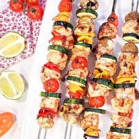 Chili Lime Chicken Skewers