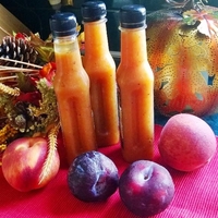 Spicy Peach Plum Habanero Hot Sauce