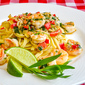 Tarragon Lime Shrimp Scampi